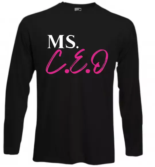 Лонгслив MS CEO Черный фото