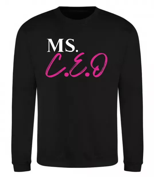 Світшот MS CEO Чорний фото