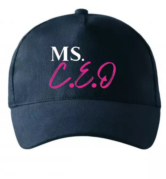 Кепка MS CEO Темно-синий фото