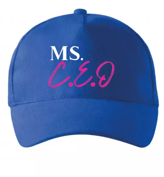 Кепка MS CEO Ярко-синий фото