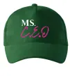 Кепка MS CEO Темно-зеленый фото