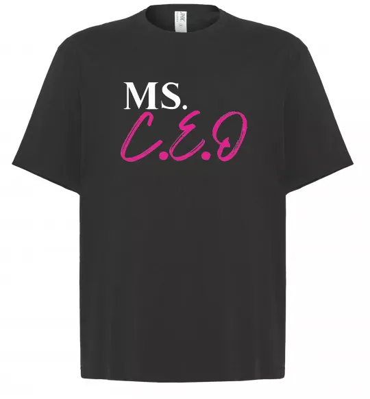 Футболка Оверсайз MS CEO Черный фото