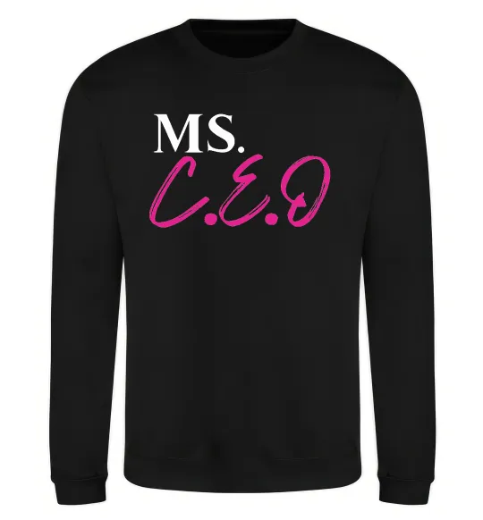 Світшот MS CEO Чорний фото