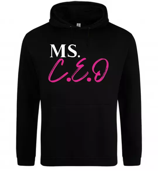 Чоловіча толстовка (худі) MS CEO Чорний фото