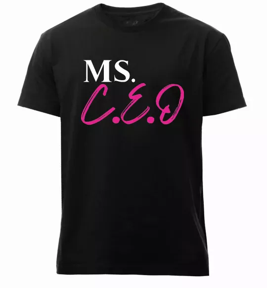 Мужская премиум футболка MS CEO Черный фото