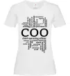 Женская футболка COO Белый фото