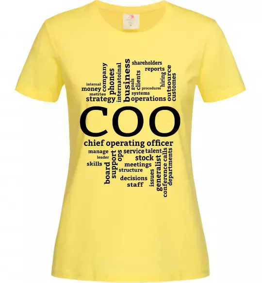 Женская футболка COO Лимонный фото
