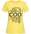 Женская футболка COO Лимонный фото