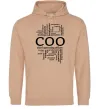 Жіноча толстовка (худі) COO Пісочний фото