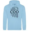 Жіноча толстовка (худі) COO Блакитний фото