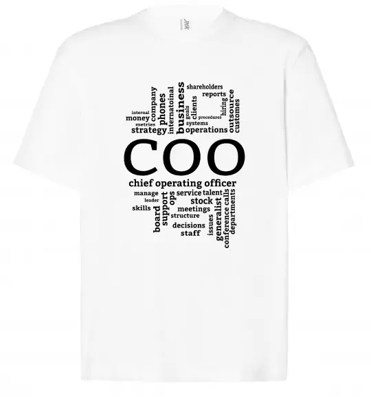 Футболка Оверсайз COO Белый фото