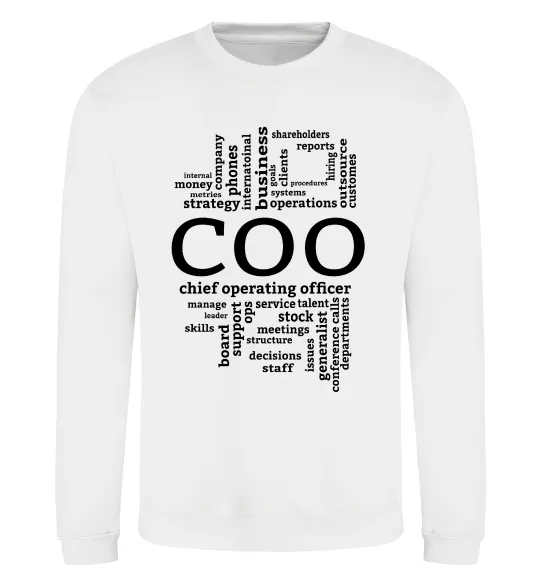 Світшот COO Білий фото
