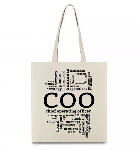 Еко-сумка COO Бежевий фото