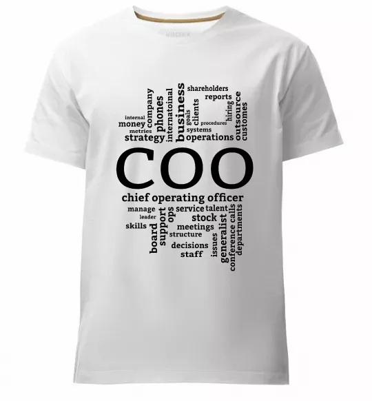 Чоловіча преміум футболка COO Білий фото