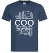 Чоловіча футболка COO Темно-синій фото