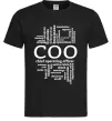 Чоловіча футболка COO Чорний фото