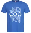 Чоловіча футболка COO Яскраво-синій фото
