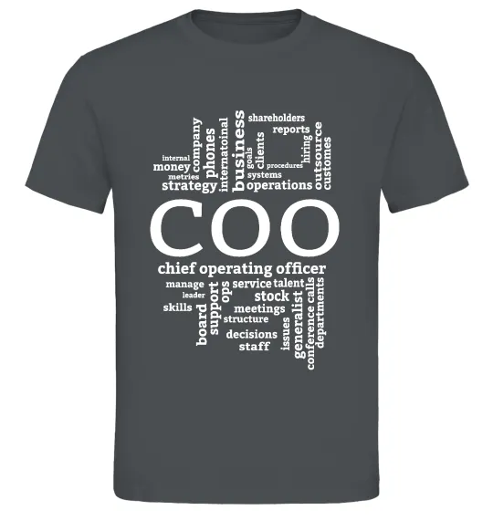 Чоловіча футболка COO Графіт фото