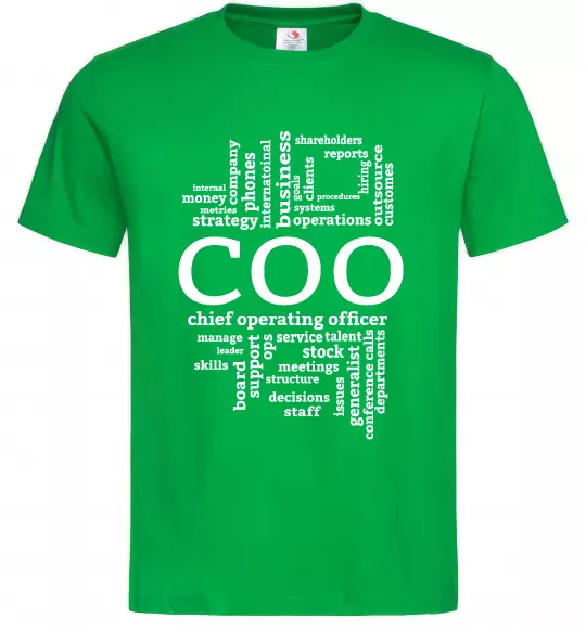 Чоловіча футболка COO Зелений фото