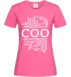 Женская футболка COO Ярко-розовый фото