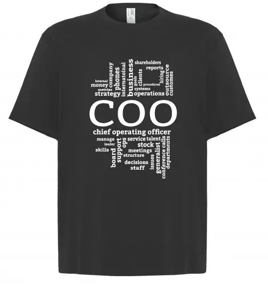 Футболка Оверсайз COO Черный фото