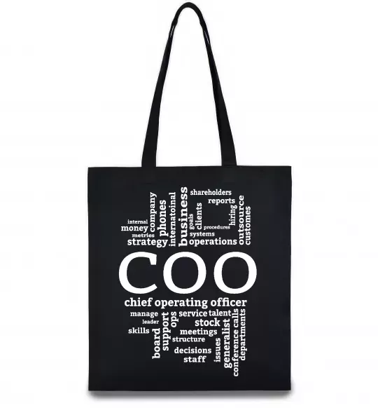 Еко-сумка COO Чорний фото