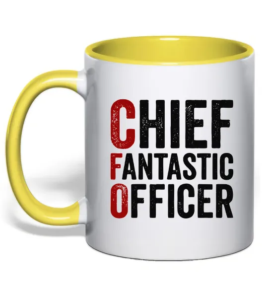 Чашка с цветной ручкой CFO Лимонный фото