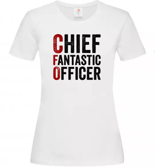 Женская футболка CFO Белый фото