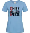 Женская футболка CFO Голубой фото
