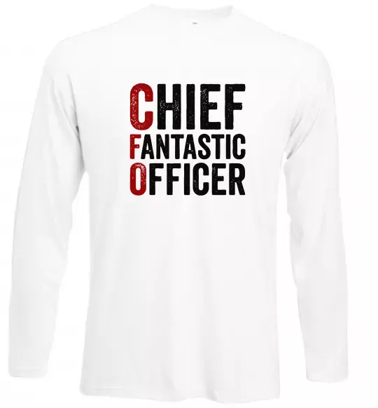 Лонгслів CFO Білий фото