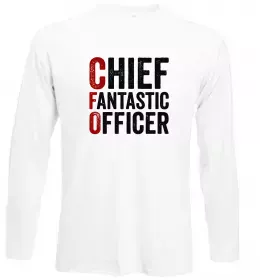 Лонгслів CFO Білий фото