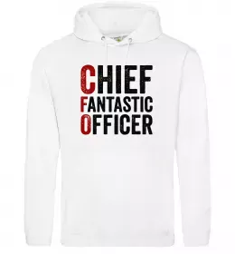 Чоловіча толстовка (худі) CFO Білий фото