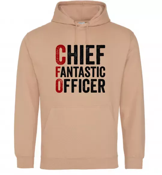 Чоловіча толстовка (худі) CFO Пісочний фото