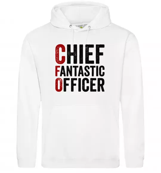 Женская толстовка (худи) CFO Белый фото