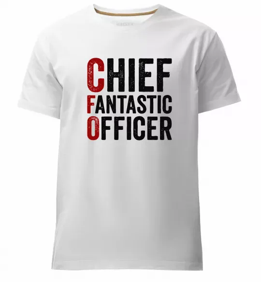 Мужская премиум футболка CFO Белый фото