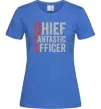 Женская футболка CFO Ярко-синий фото