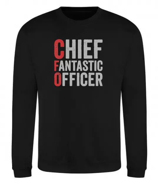 Світшот CFO Чорний фото