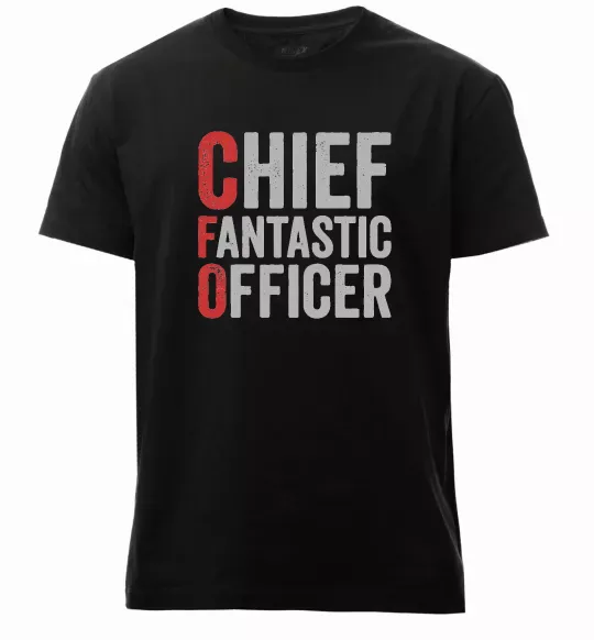 Мужская премиум футболка CFO Черный фото