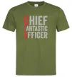 Чоловіча футболка CFO Оливковий фото