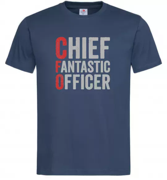 Чоловіча футболка CFO Темно-синій фото