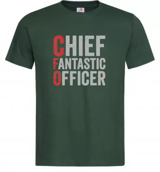 Чоловіча футболка CFO Темно-зелений фото