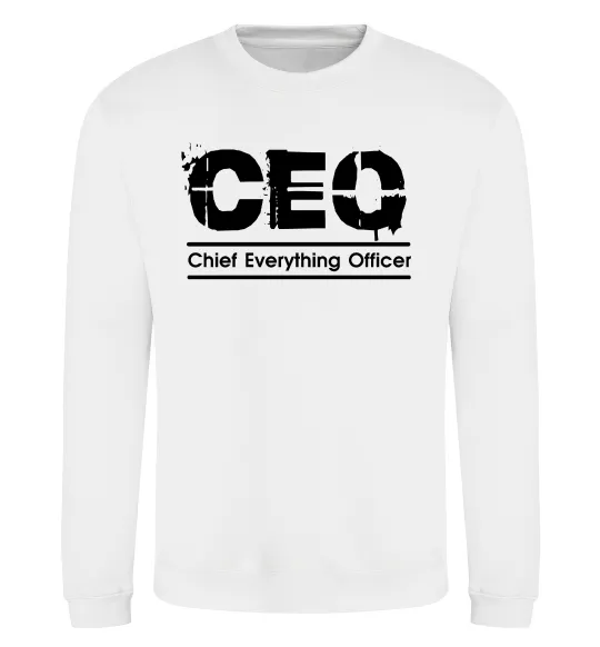 Свитшот CEO Белый фото