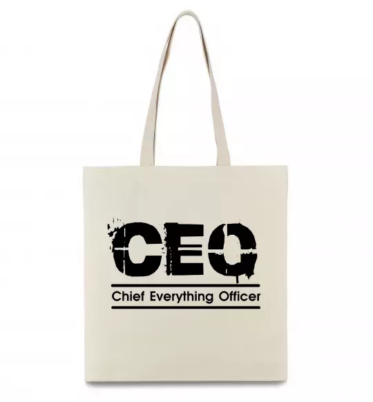 Еко-сумка CEO Бежевий фото