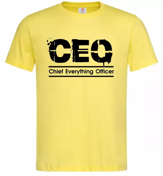 Чоловіча футболка CEO Лимонний фото