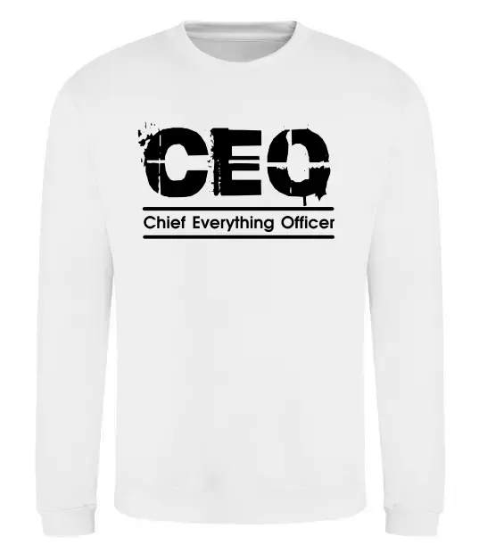 Світшот CEO Білий фото