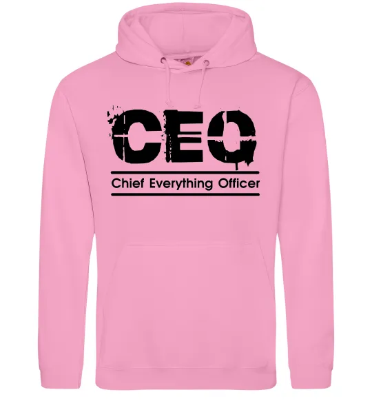 Чоловіча толстовка (худі) CEO Рожевий фото