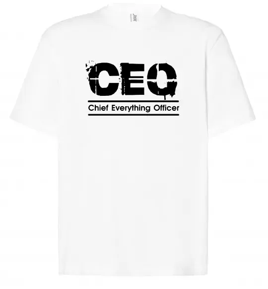 Футболка Оверсайз CEO Белый фото