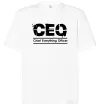 Футболка Оверсайз CEO Белый фото