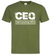 Чоловіча футболка CEO Оливковий Чоловіча футболка CEO Оливковий фото