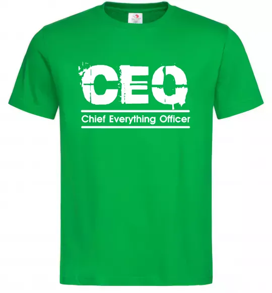 Чоловіча футболка CEO Зелений фото